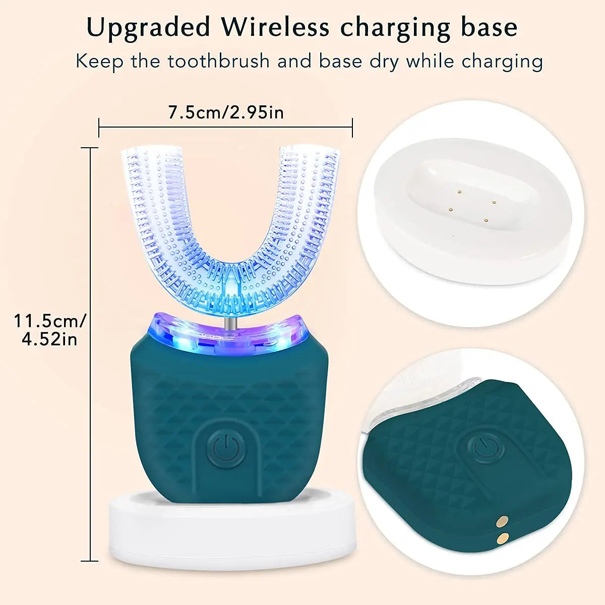 360° Full Mouth Ultrasonic Electric Toothbrush